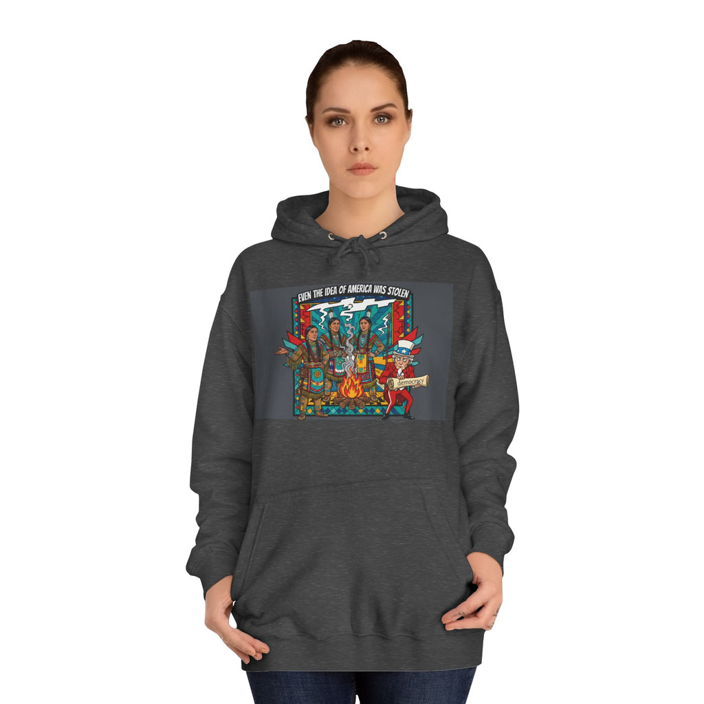 Merica Democracy Unisex College Hoodie
