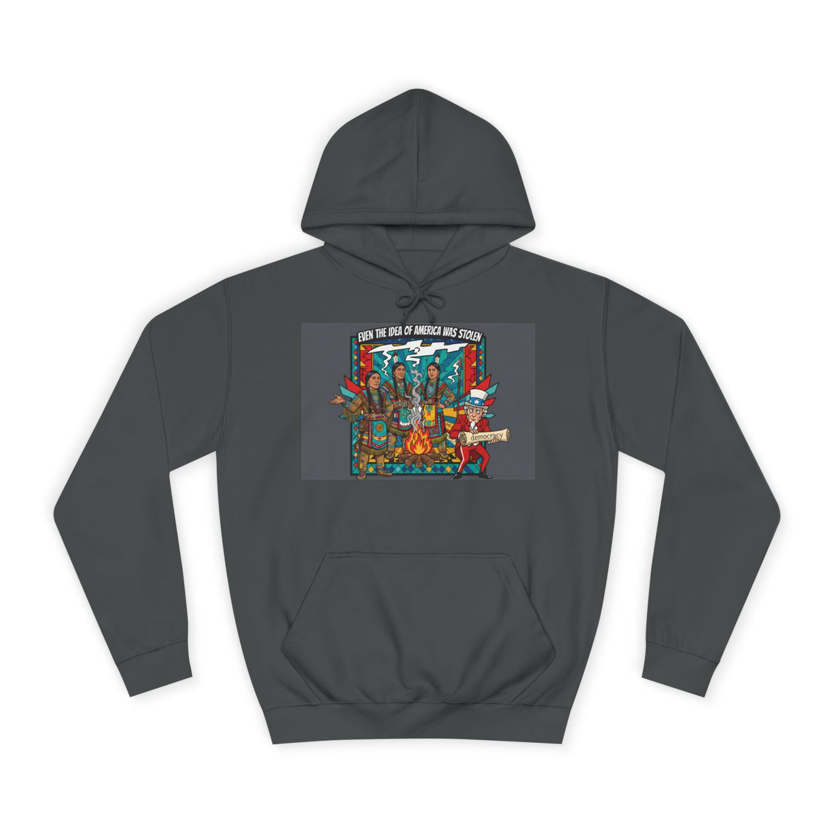 Merica Democracy Unisex College Hoodie