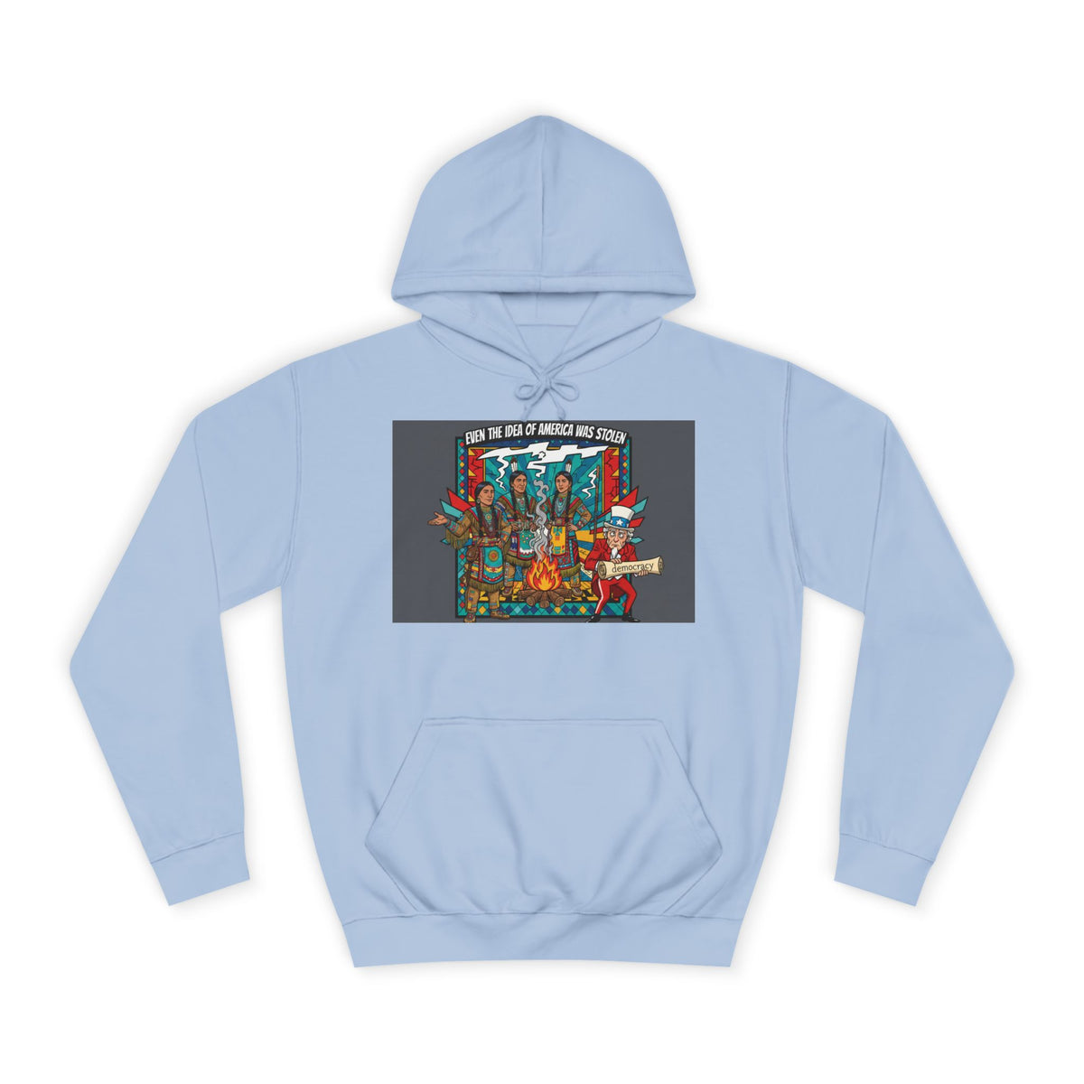 Merica Democracy Unisex College Hoodie