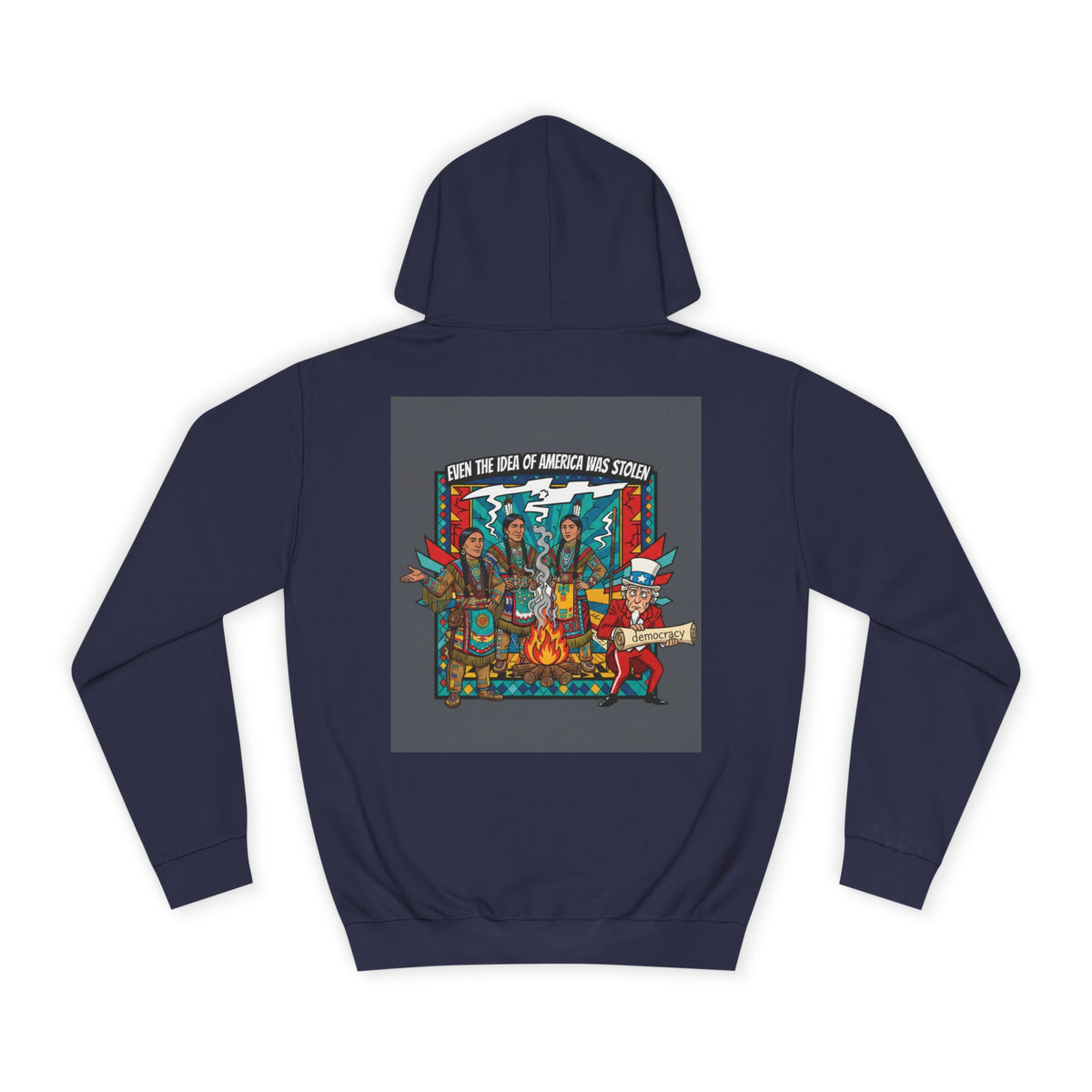 Merica Democracy Unisex College Hoodie