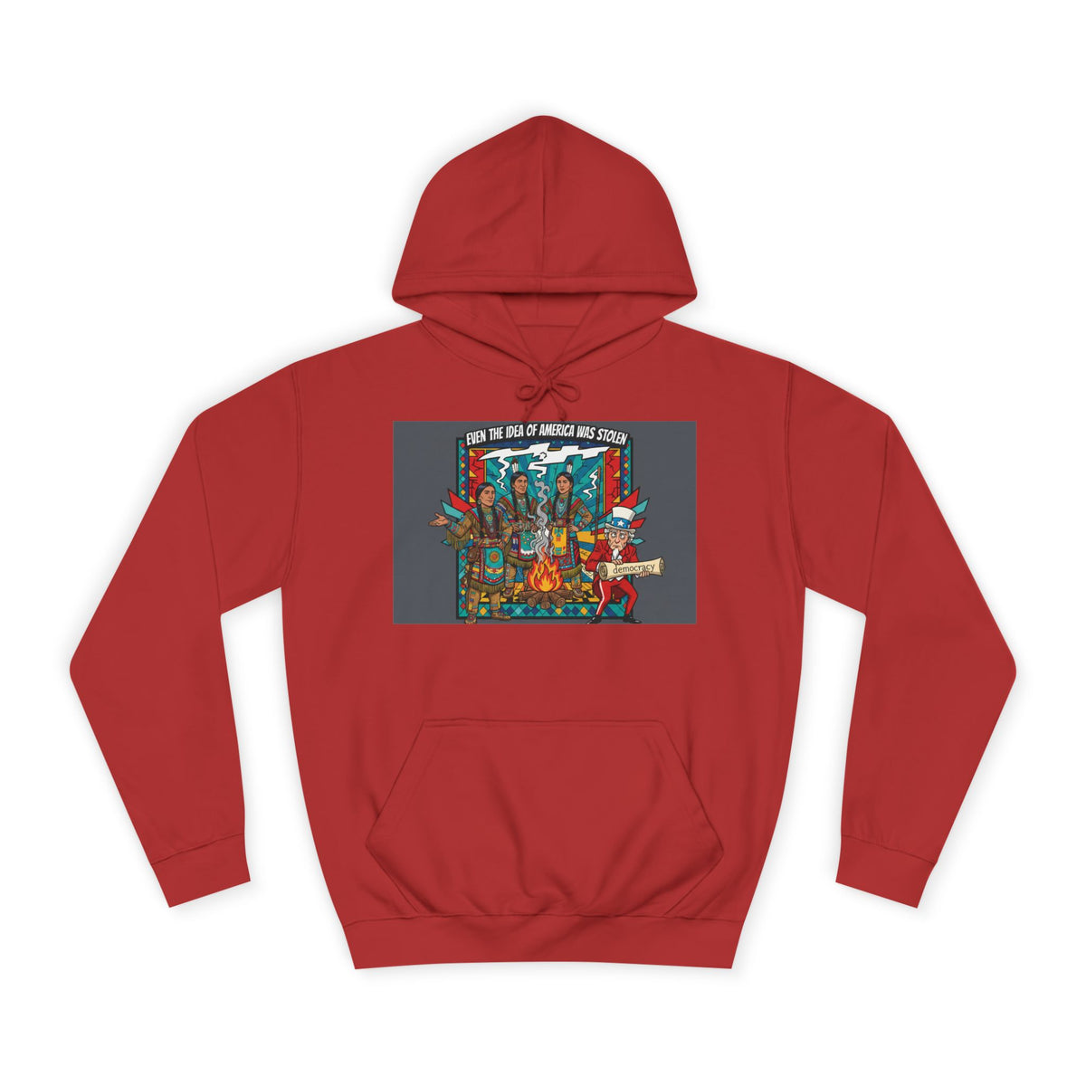 Merica Democracy Unisex College Hoodie