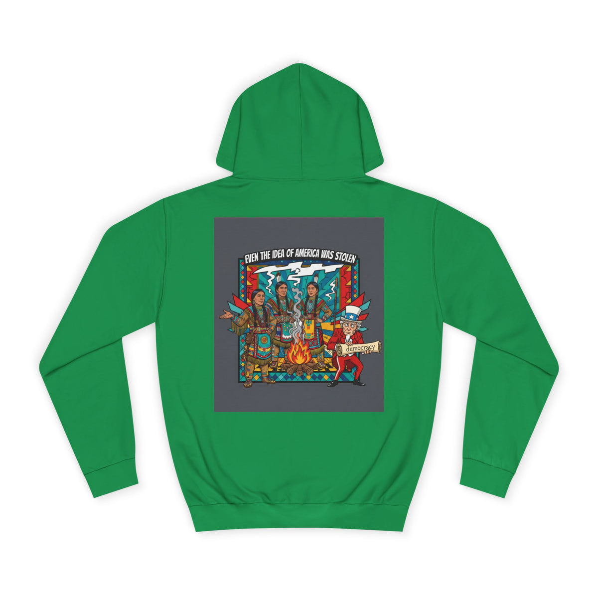 Merica Democracy Unisex College Hoodie