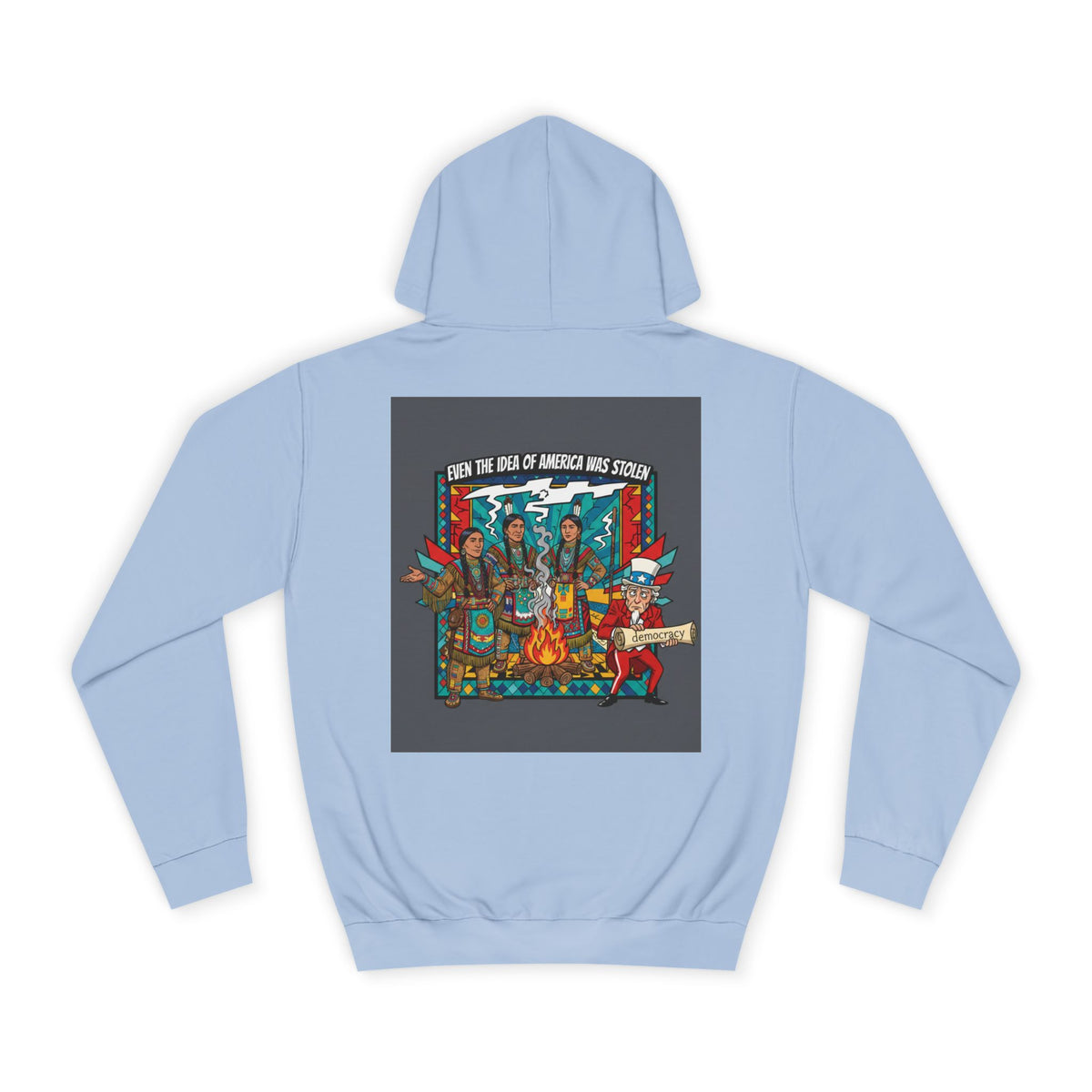 Merica Democracy Unisex College Hoodie
