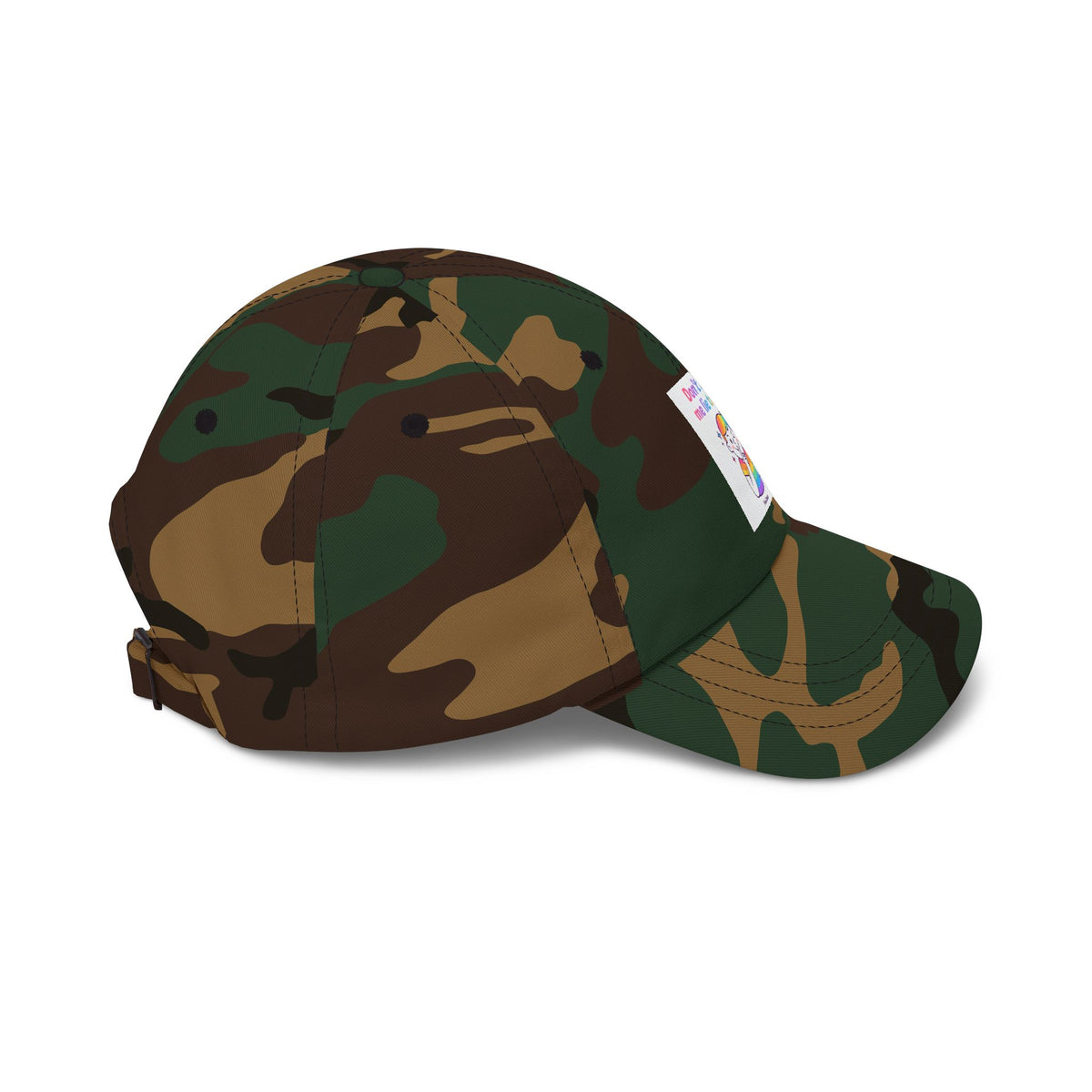 "Don't Make Me Lie to You" Rainbow Cartoon Kid Baseball Cap