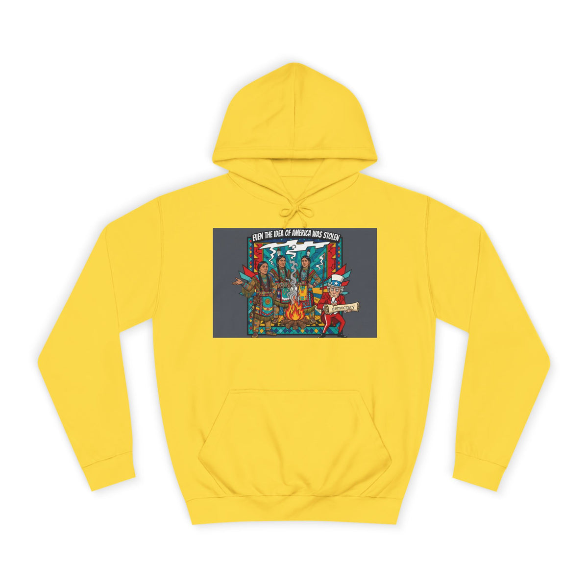 Merica Democracy Unisex College Hoodie