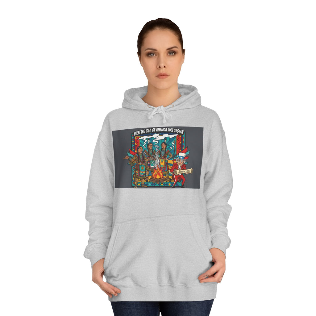 Merica Democracy Unisex College Hoodie