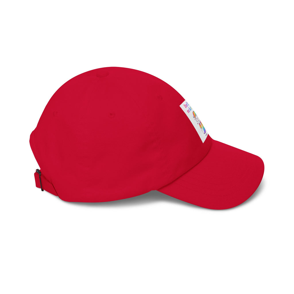 "Don't Make Me Lie to You" Rainbow Cartoon Kid Baseball Cap