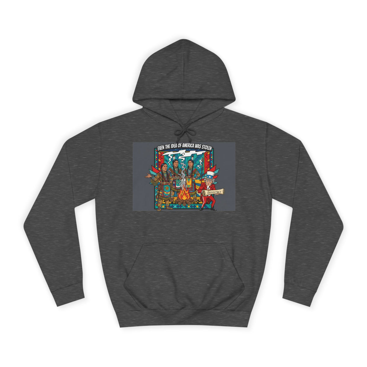 Merica Democracy Unisex College Hoodie