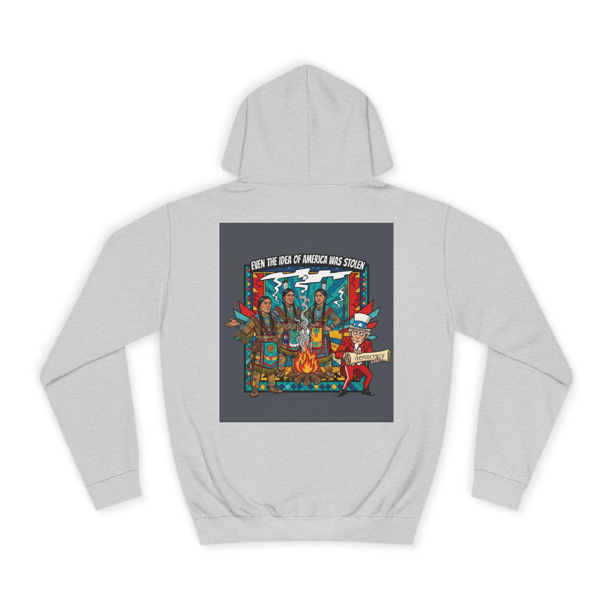 Merica Democracy Unisex College Hoodie