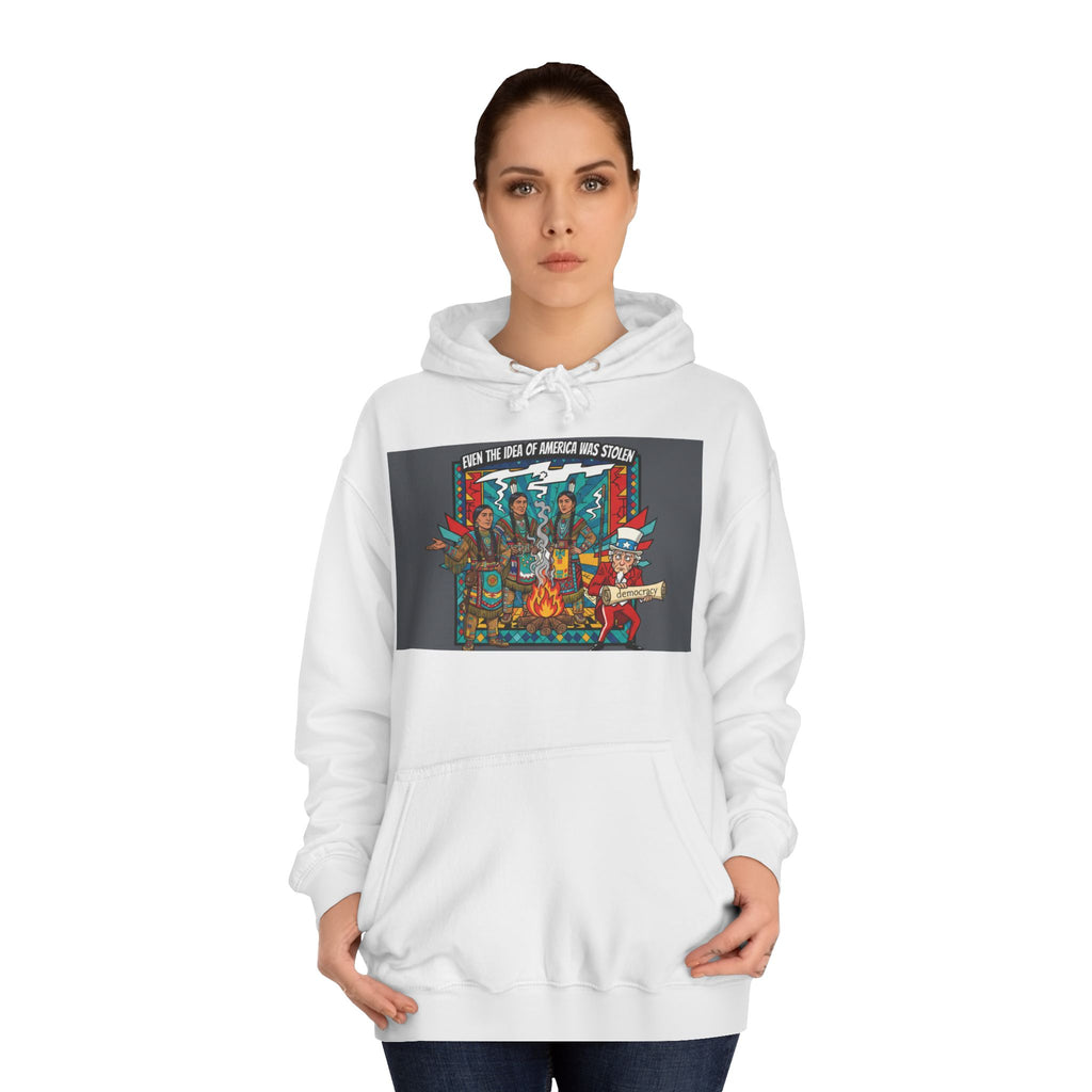 Merica Democracy Unisex College Hoodie