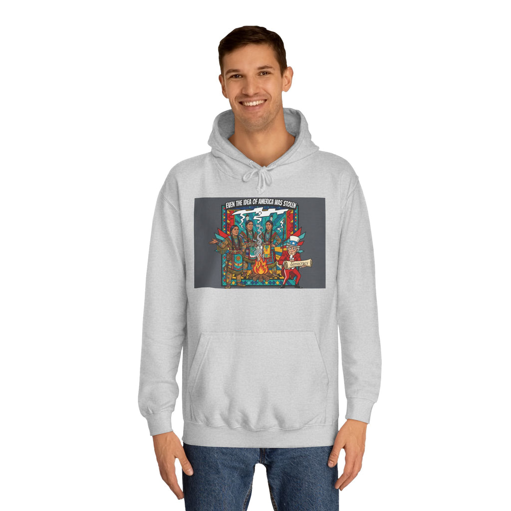 Merica Democracy Unisex College Hoodie