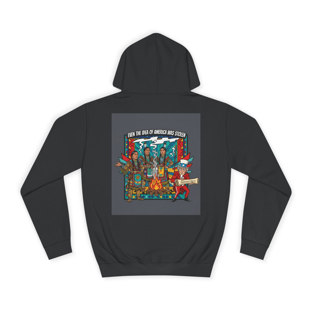 Merica Democracy Unisex College Hoodie