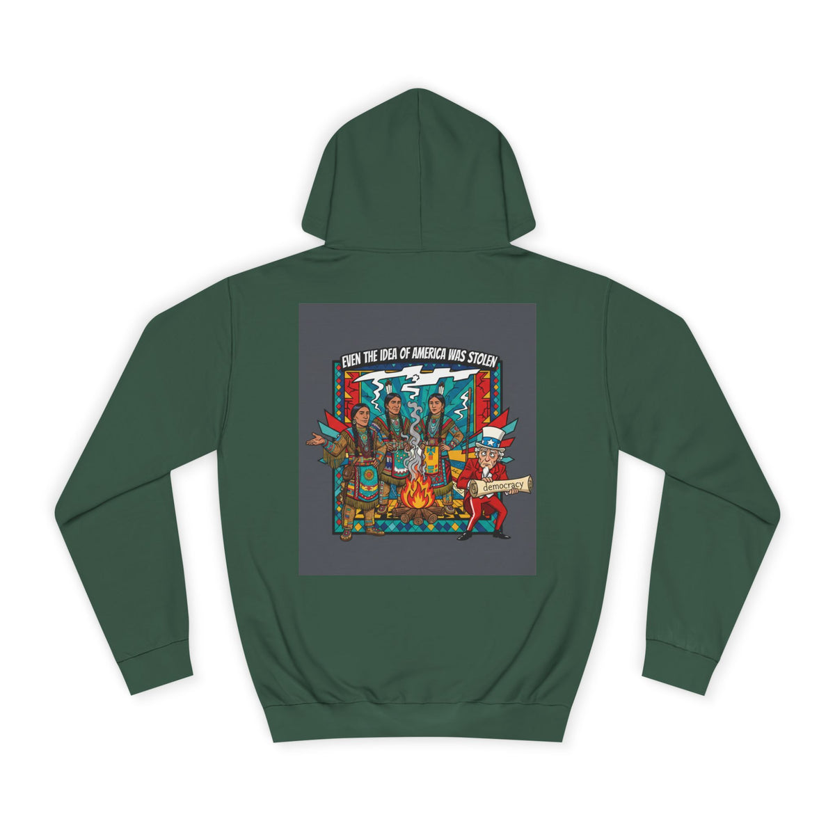 Merica Democracy Unisex College Hoodie