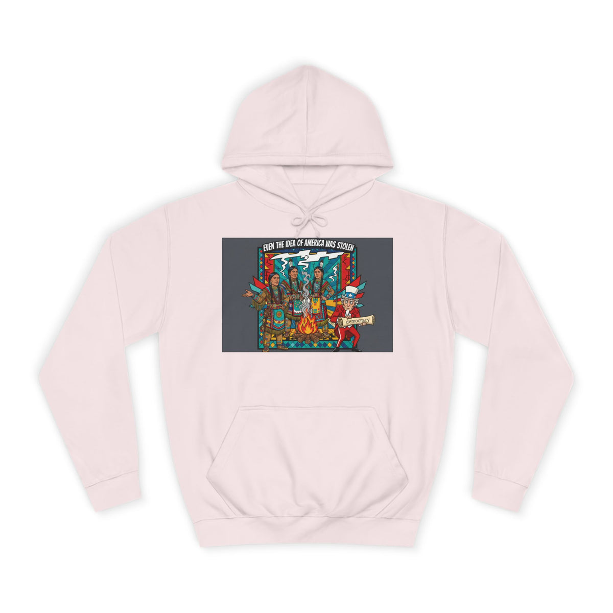 Merica Democracy Unisex College Hoodie