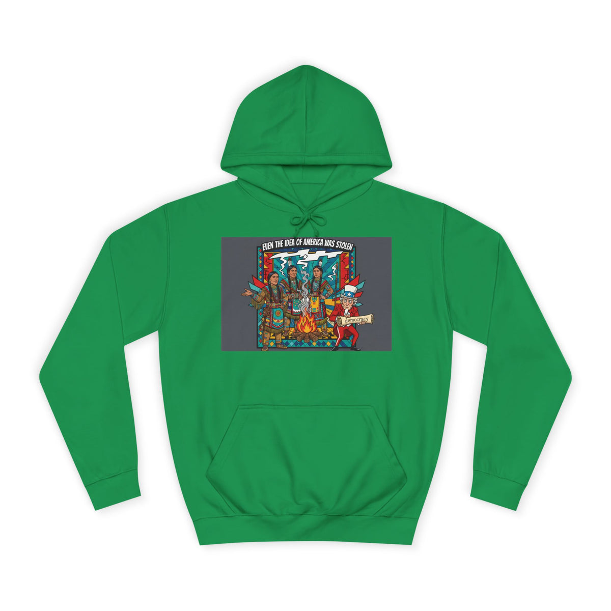 Merica Democracy Unisex College Hoodie