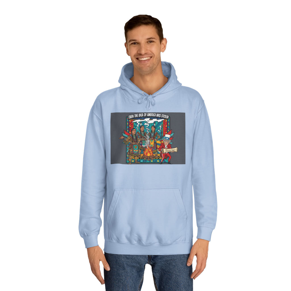 Merica Democracy Unisex College Hoodie