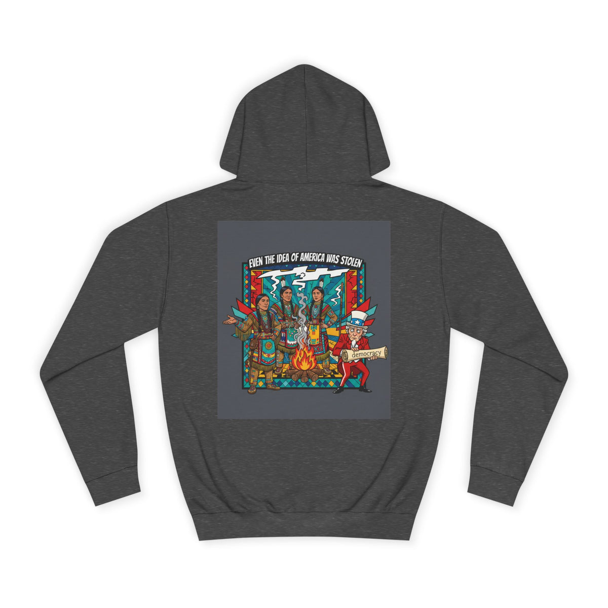 Merica Democracy Unisex College Hoodie