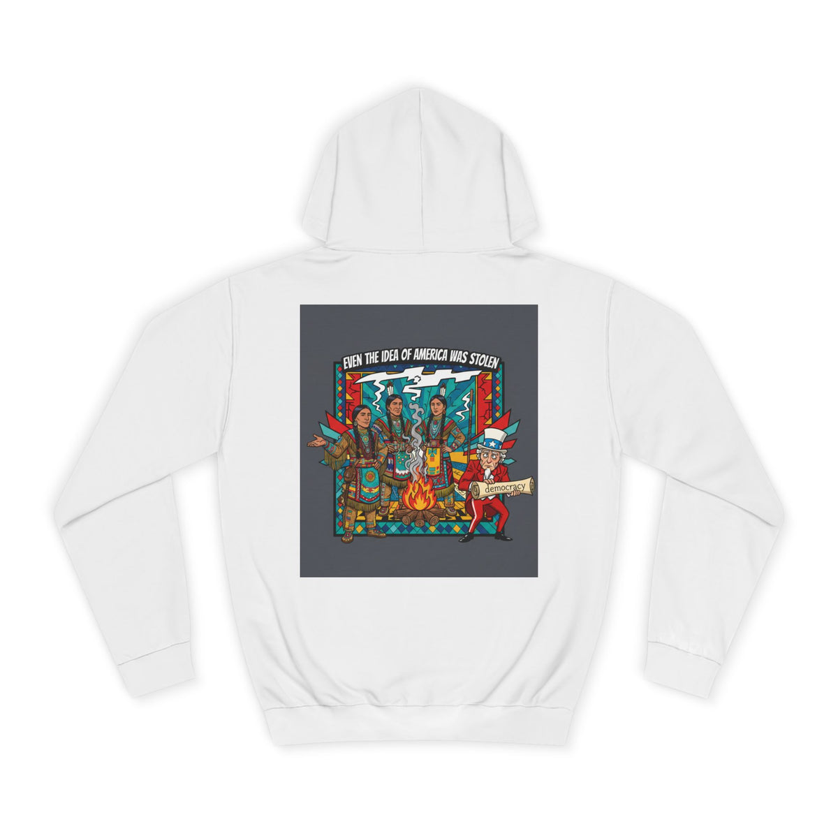 Merica Democracy Unisex College Hoodie