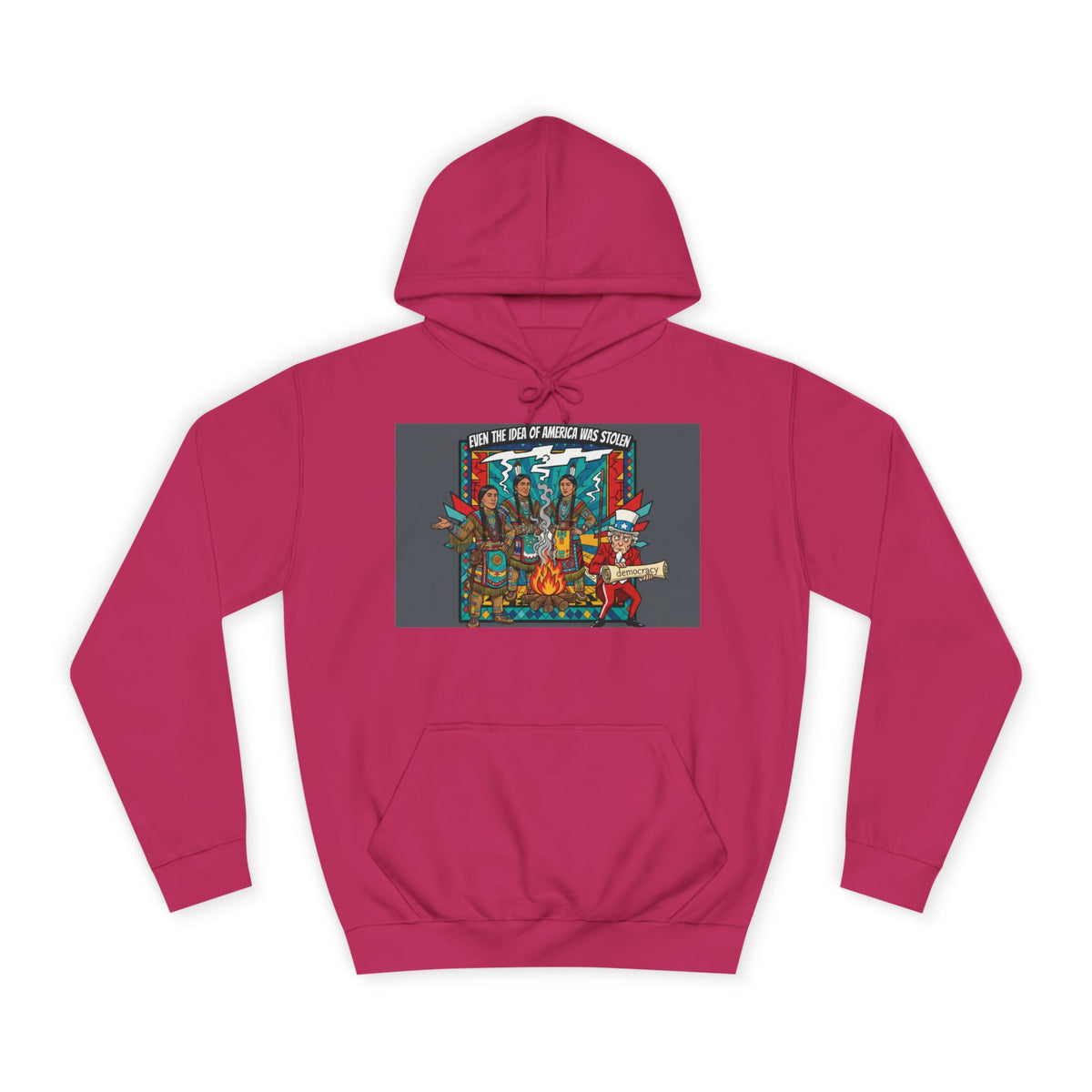 Merica Democracy Unisex College Hoodie