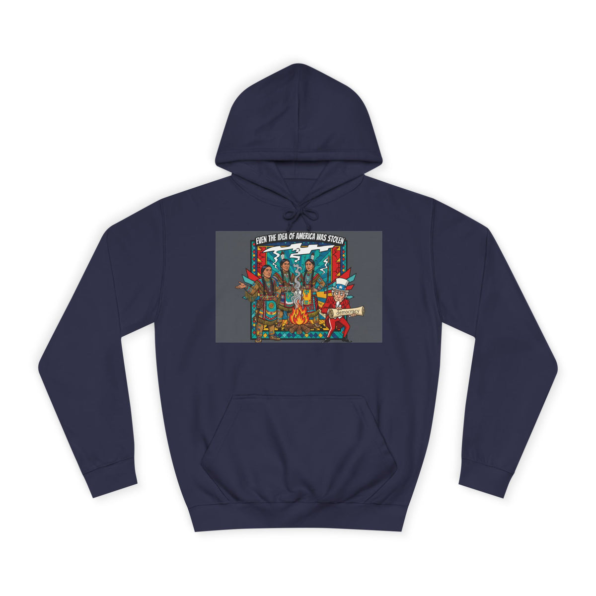 Merica Democracy Unisex College Hoodie