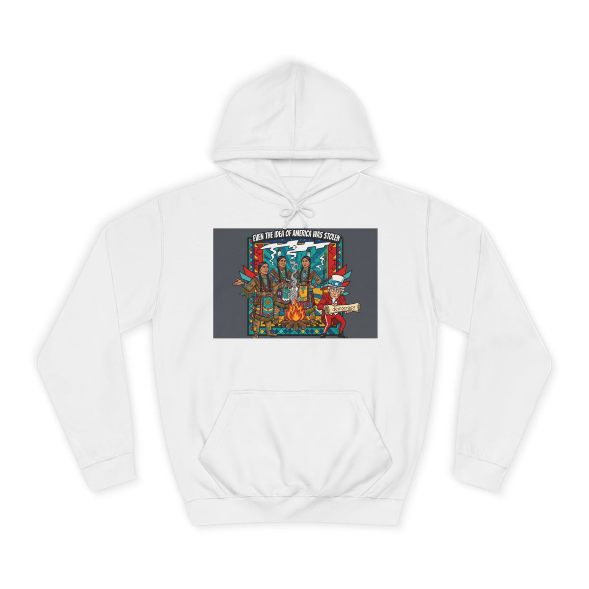Merica Democracy Unisex College Hoodie