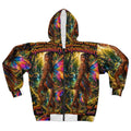 "With Great Beauty Comes Great Responsibility" Native Pixie AOP Zip Hoodie