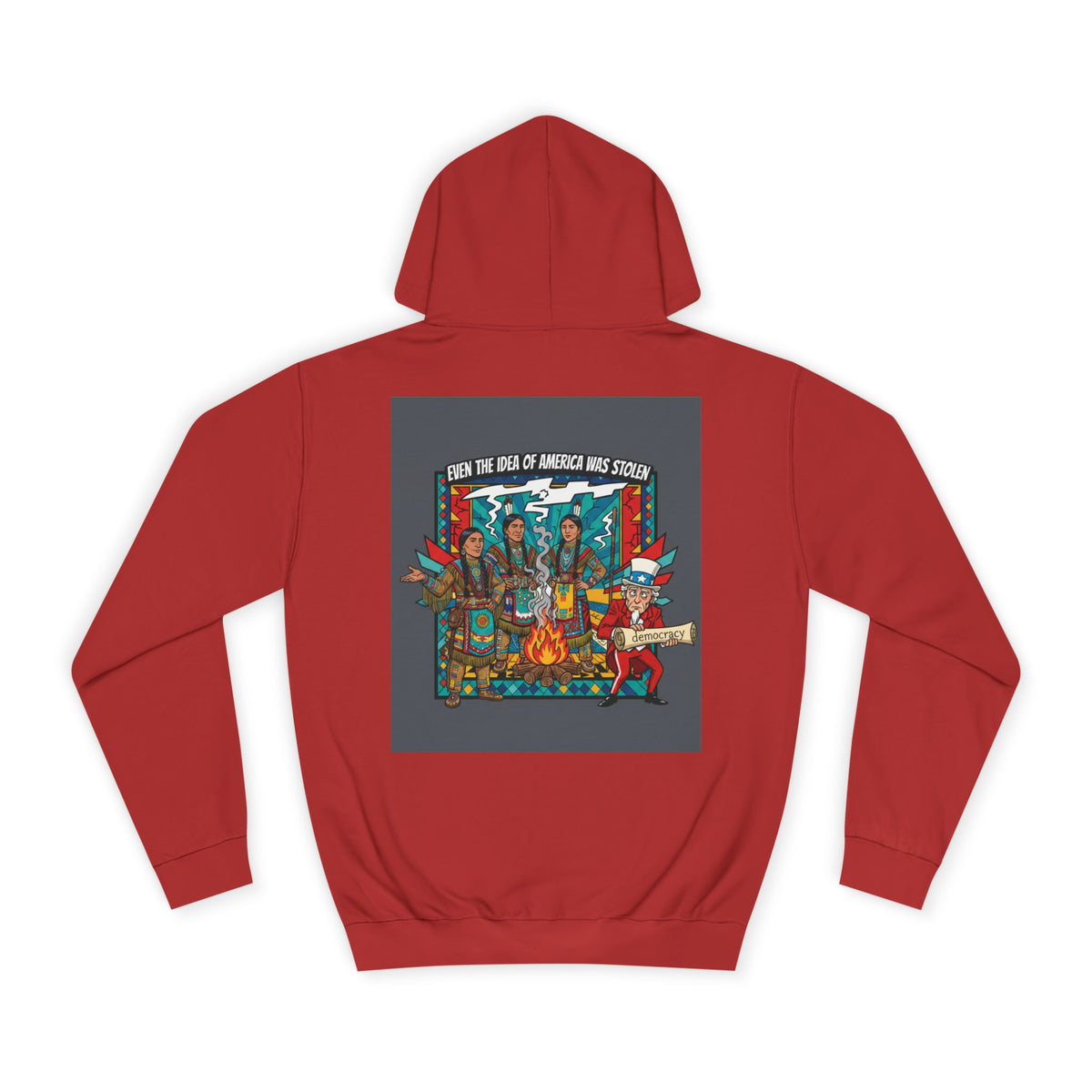 Merica Democracy Unisex College Hoodie