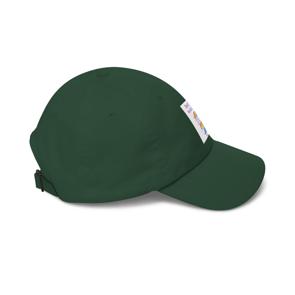"Don't Make Me Lie to You" Rainbow Cartoon Kid Baseball Cap