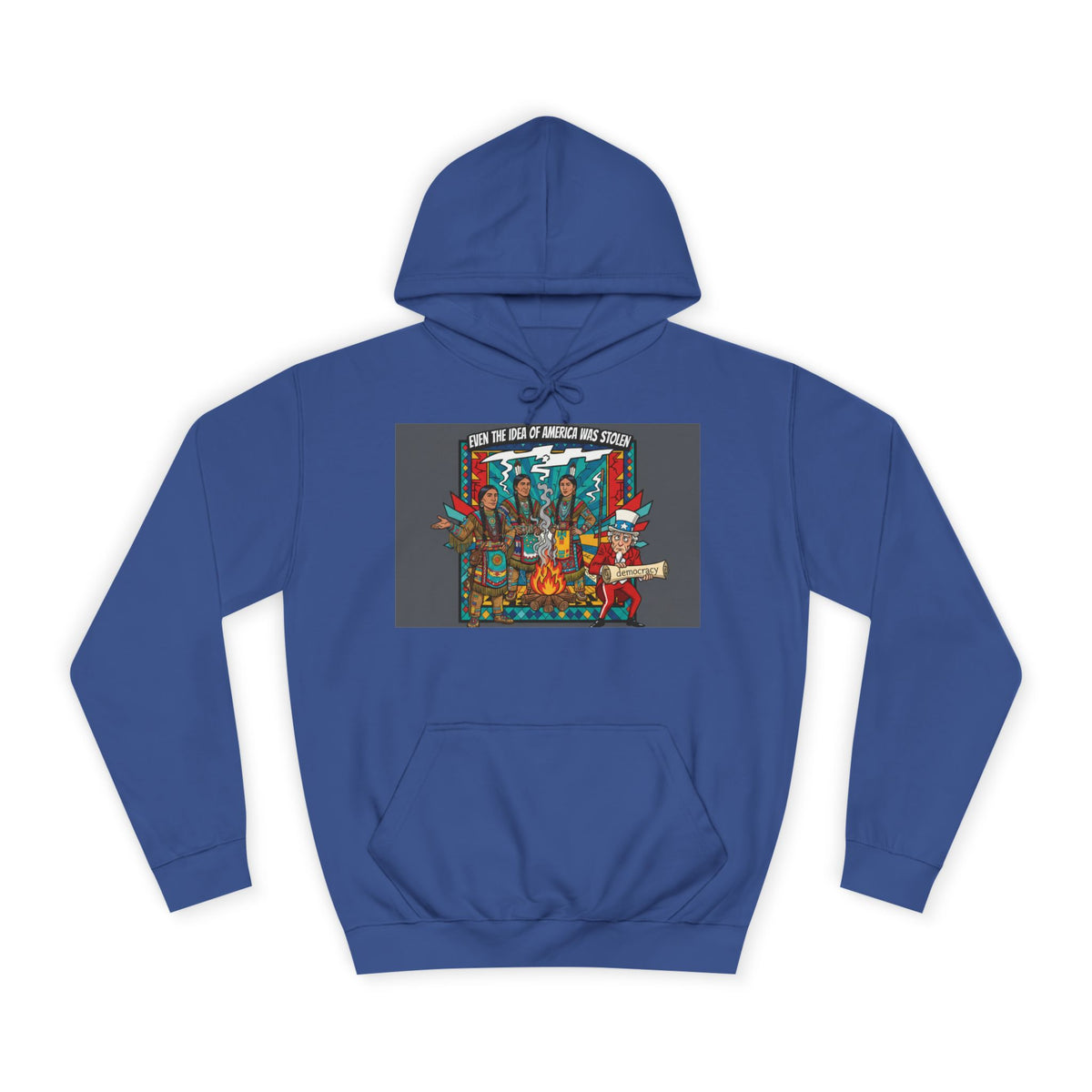 Merica Democracy Unisex College Hoodie