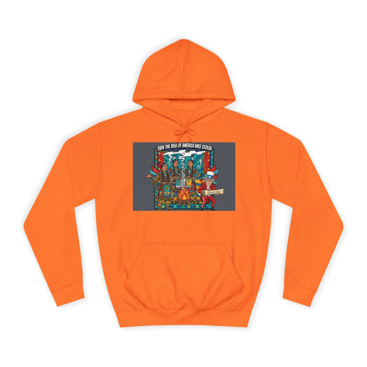 Merica Democracy Unisex College Hoodie
