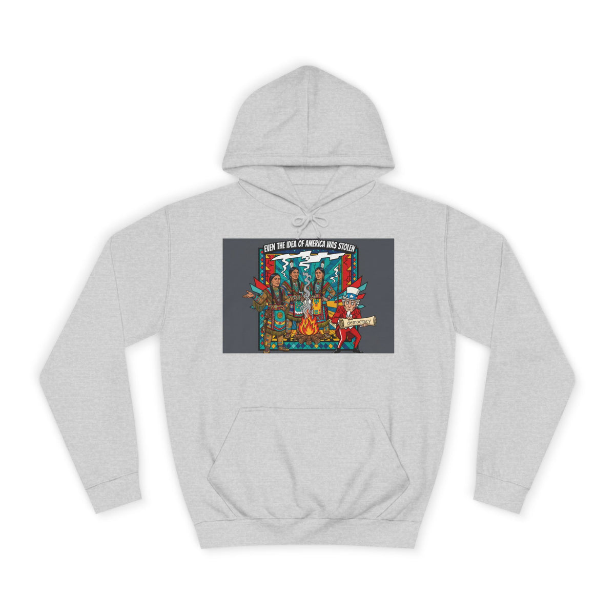 Merica Democracy Unisex College Hoodie
